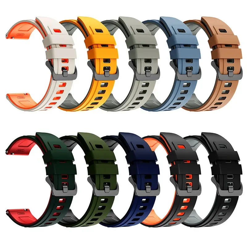 2-IN-1 Case + Strap for Redmi Watch 5 Lite / 5 Active Repacement Silicone Bracelet Belt Smart Watchband Protective Shell Cover