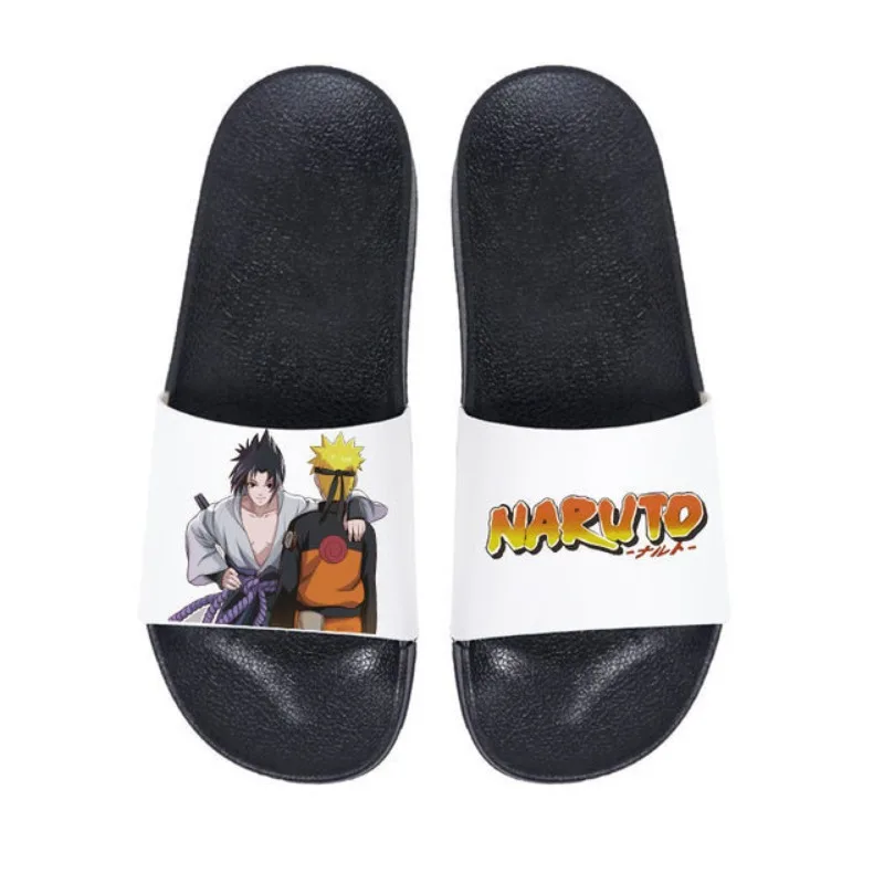 Naruto anime surrounding cute sandals Naruto Sasuke Boruto Uchiha Itachi Kakashi cartoon boy dormitory non-slip slippers gift