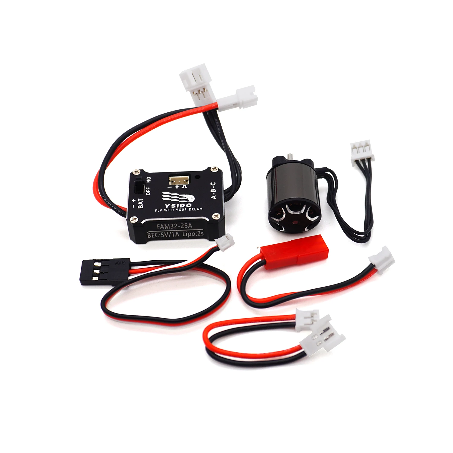 YSIDO 25A ESC 및 1212 3500KV 모터 브러시리스 콤보 TRX4M SCX24 FMS FCX18 FCX24 1/18 1/24 RC 크롤러 클라이밍 액세서리