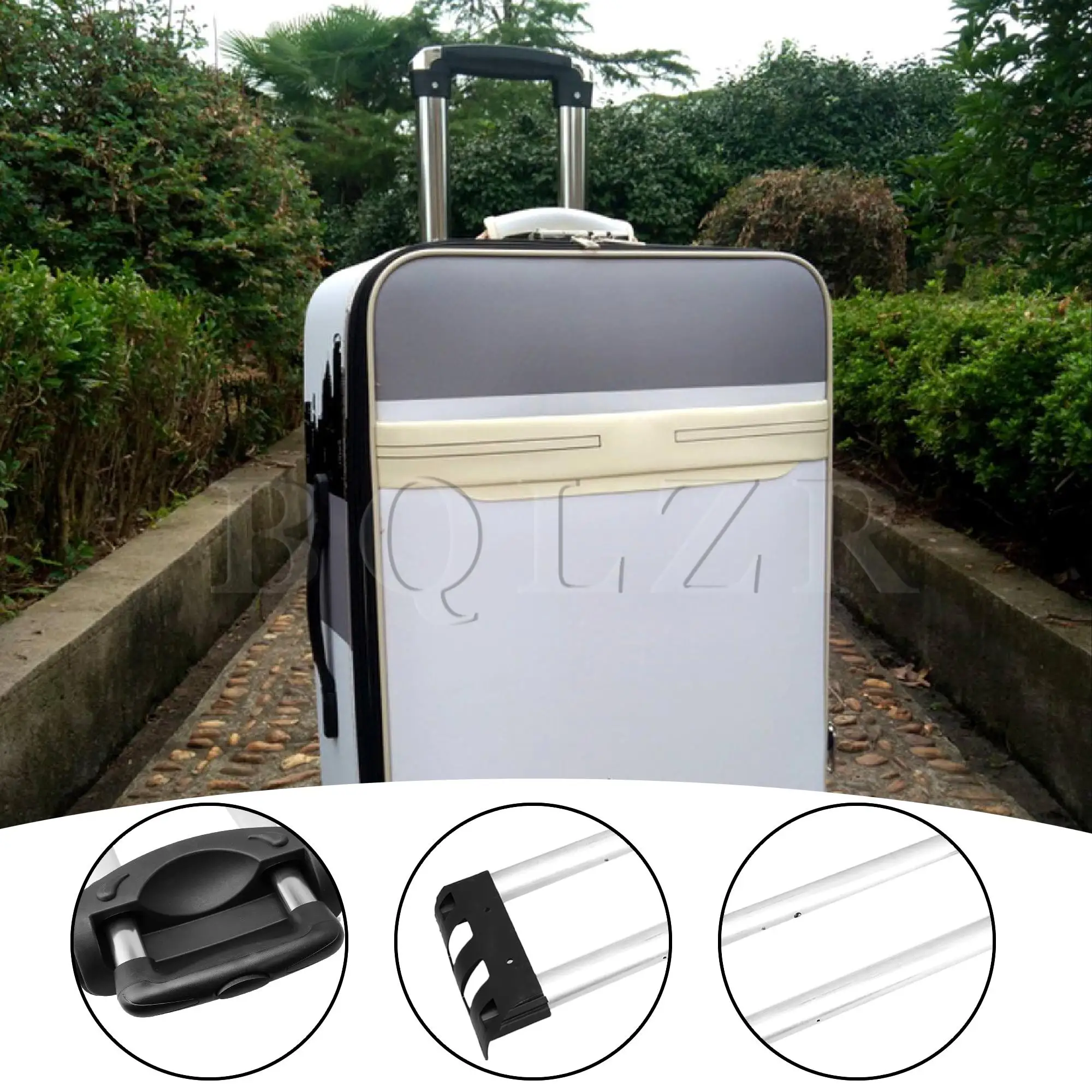 BQLZR 51cm Travel Luggage Telescopic Handle Replacement Parts Suitcase Pull Drag Rod G003 20 Inch