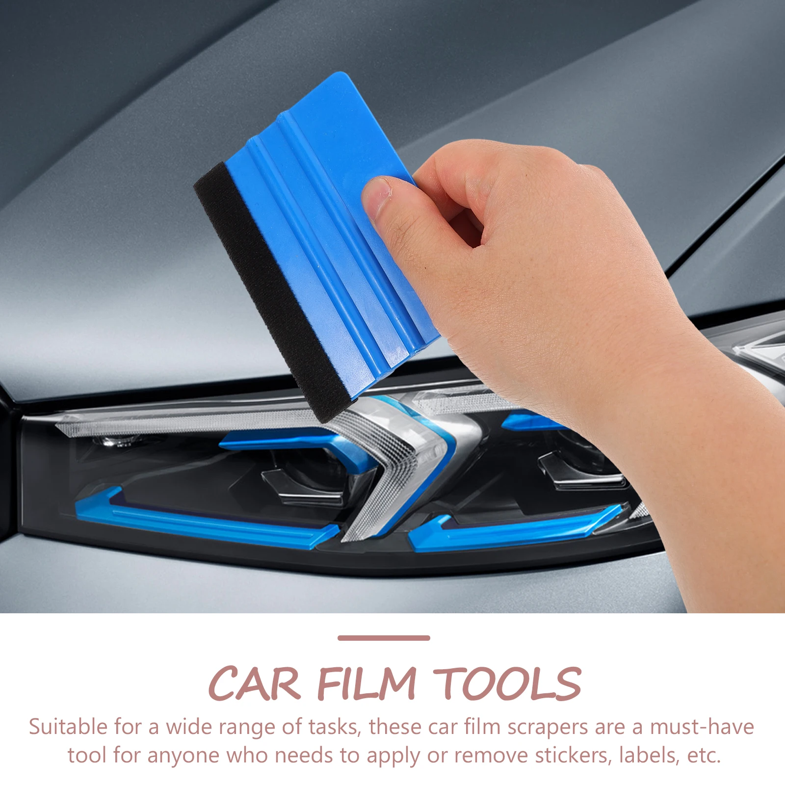 

6 Sealing Scraper Set Squeegee Film Tool Window Tinting Tools Wallpaper Smoothing Vinyl Decal Felt