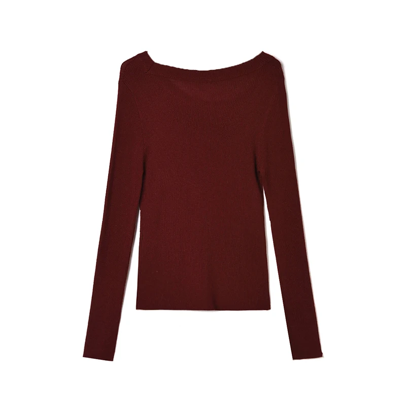 Sli Women's Base Layer Sweater 9MO0H000 Winter Outerwear High Elastici Faionable Long Sve round Ne  Color