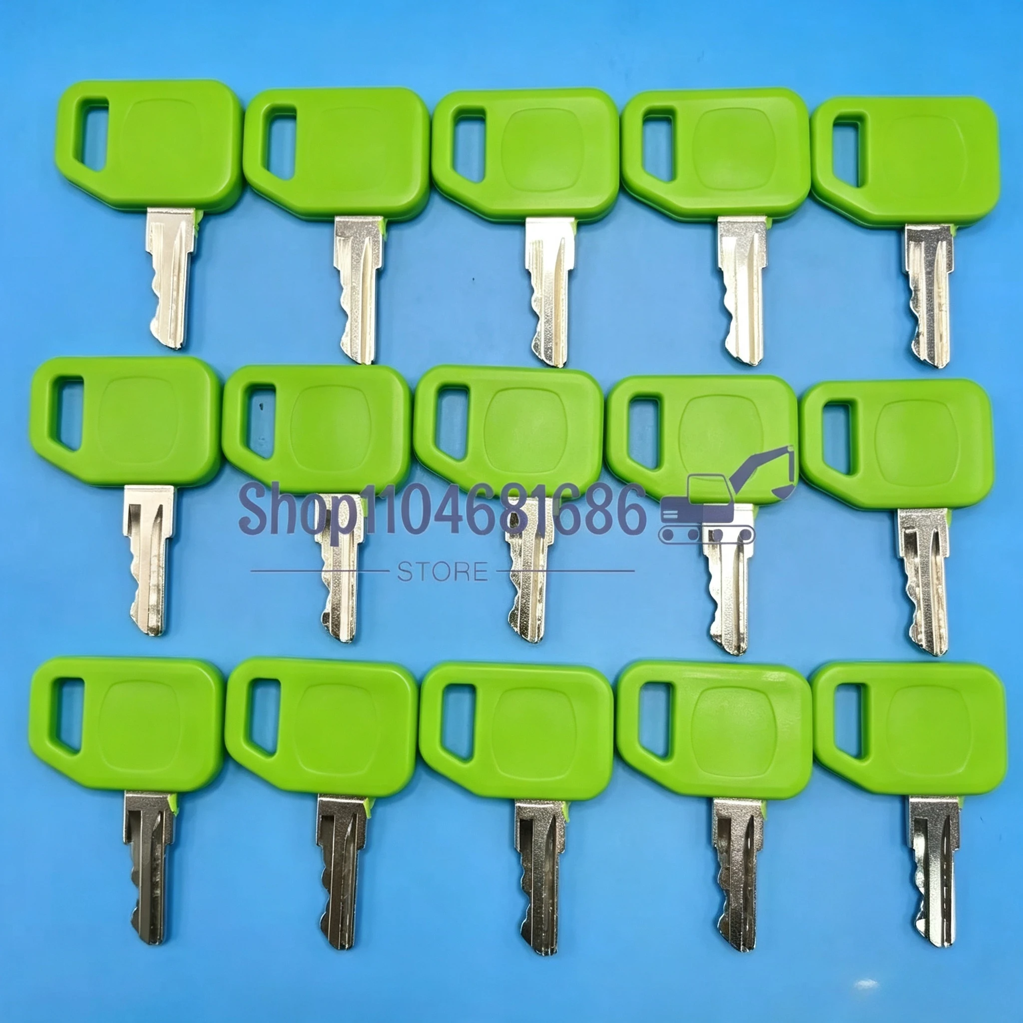 1/5/15 Pcs JDR Power Switch Keys For AM136681 Excavator Fit All Graders Dozers Skid Steer AR51481 AT195302 AM131841