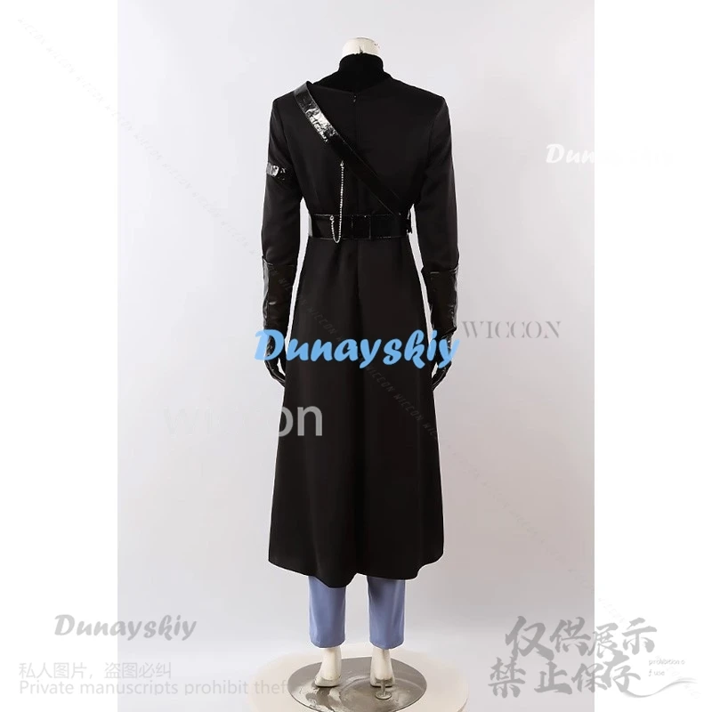 อะนิเมะร้อน Alien Stage คอสเพลย์ Ivan เครื่องแต่งกายสีดํา Sorrow วิกผมบทบาทเล่นปาร์ตี้กางเกงเข็มขัดฮาโลวีนคริสต์มาสชุดที่กําหนดเอง