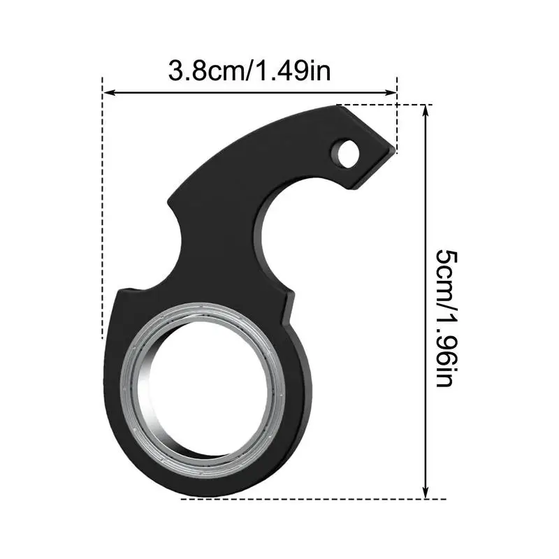 Креативный брелок-Спиннер, игрушки для снятия стресса, крутой Вращающийся брелок для снятия скуки, подарок на день рождения для взрослых и детей