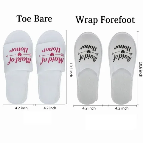 

Wedding Decoration Spa Soft Slippers for Bridal Shower Hen Night Bachelorette Party Supplies Team Bride Sticker Hand Band Favors