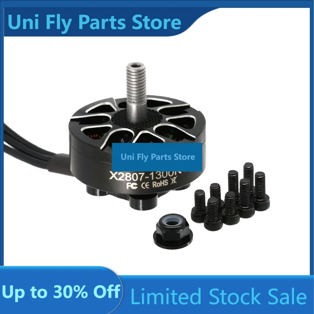 4 pcs Uangel X2807 1300KV 4S 1500KV 1700KV 6S Brushless Motor for FPV 7inch Drones DIY Parts