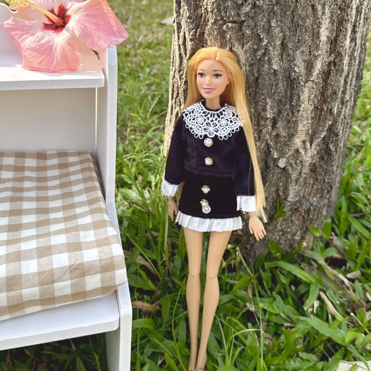 2025 neue Mode Prinzessin Puppe Spielzeug Exquisite Kleine Duftende Wind Top + Rock Set 30 cm 1/6 BJD Puppe Täglichen Dress up Spielen Haus Spielzeug