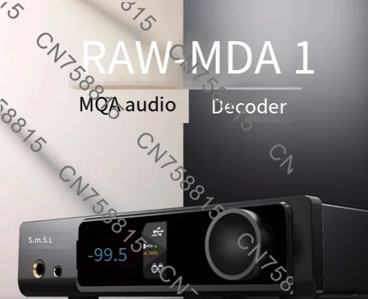 Support MQA and MQA-CD，For HiFi Enthusiasts. RAW-MDA1 Bluetooth Audio Decoder