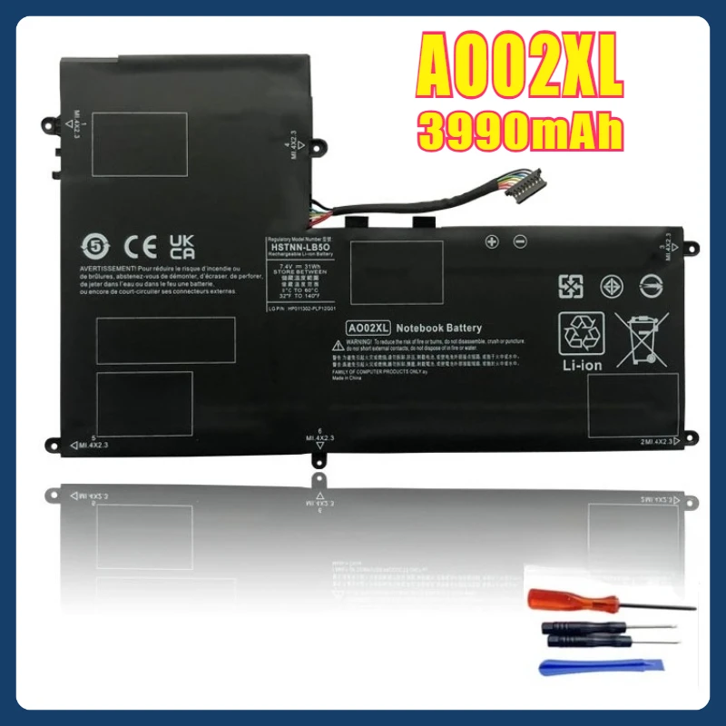 

3990mAh AO02XL Laptop Battery for HP AO02XL 728250-421 728558-005 ElitePad 1000 G2