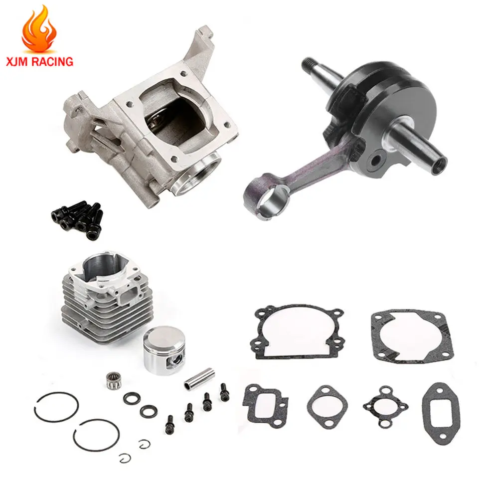 Zestaw siłowników wał korbowy i skrzynia korbowa o pojemności 45 cm3 do silnik gazowy silnika 1/5 Hpi Rovan Rofun Km Baja 5b 5t 5sc części do zdalnie sterowanego samochodu Losi