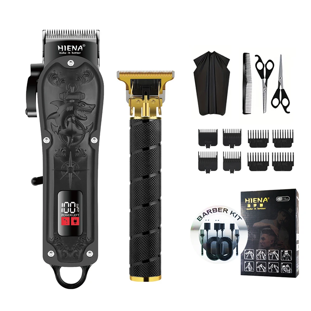 

Professional Hair Stylist Electric Clipper Set Beauty Salon Men's Grooming Tools Hair Trimmer Sideburn Trimmer Body Hair Trimmer