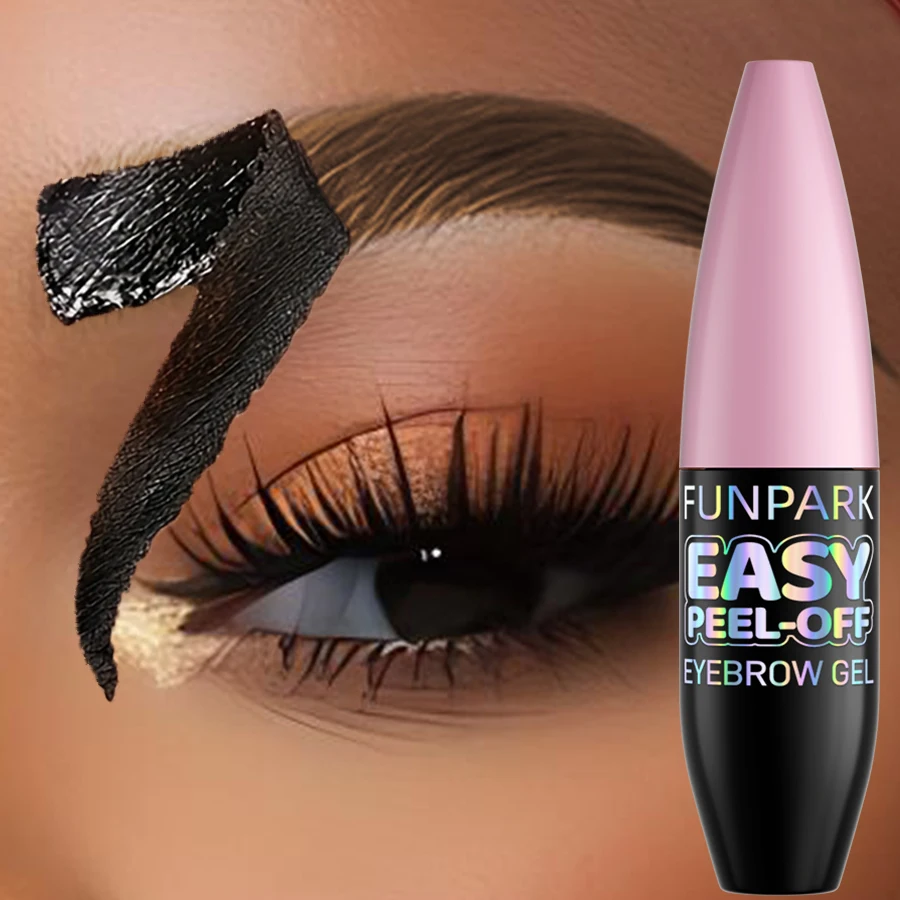 Teinte de tatouage imperméable pour sourcils, 5 couleurs, avec pochoirs, teinte semi-permanente, Gel à sourcils longue durée, maquillage, cadeaux