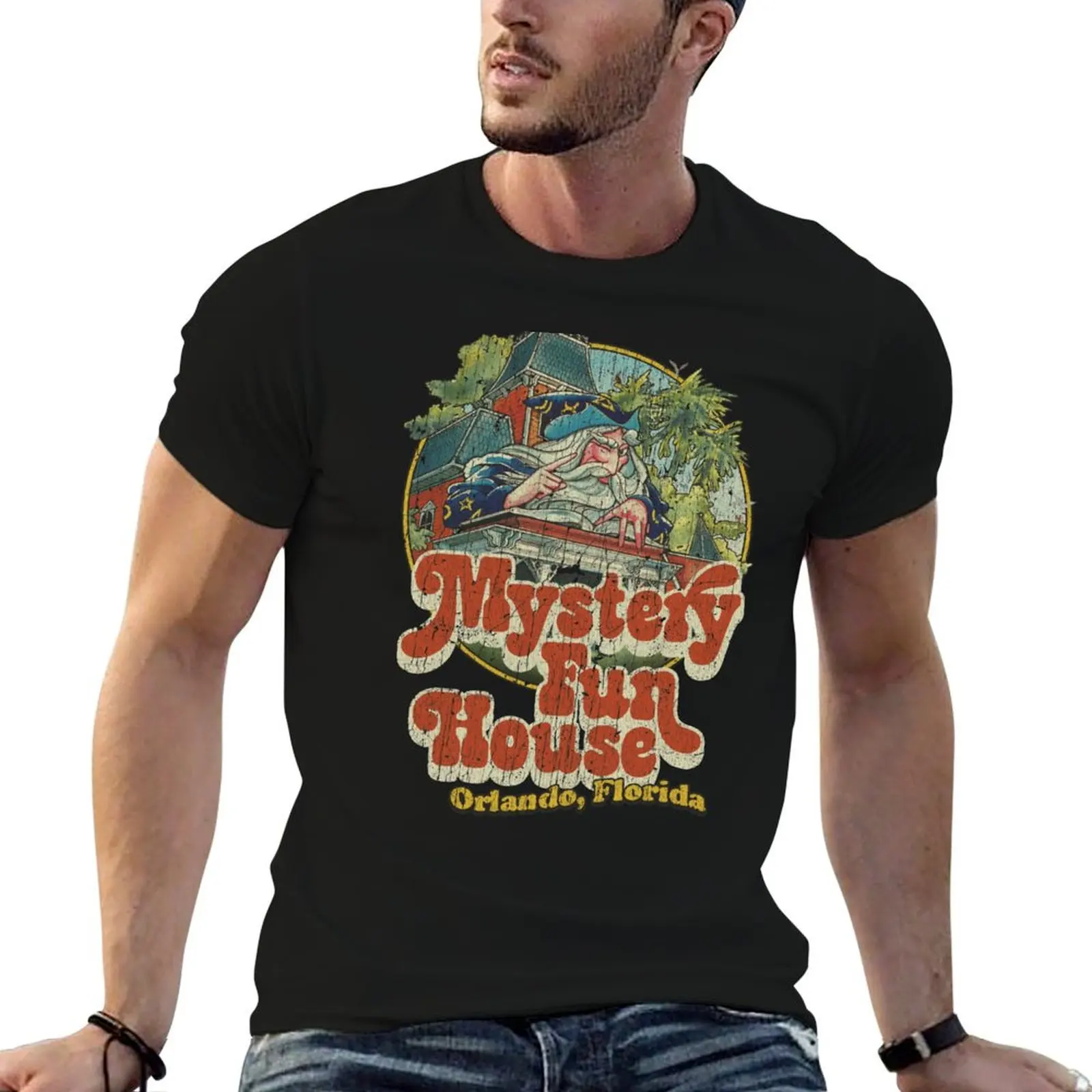 Mystery Fun House Orlando T-Shirt UV Protection Outdoor Tee Shirt