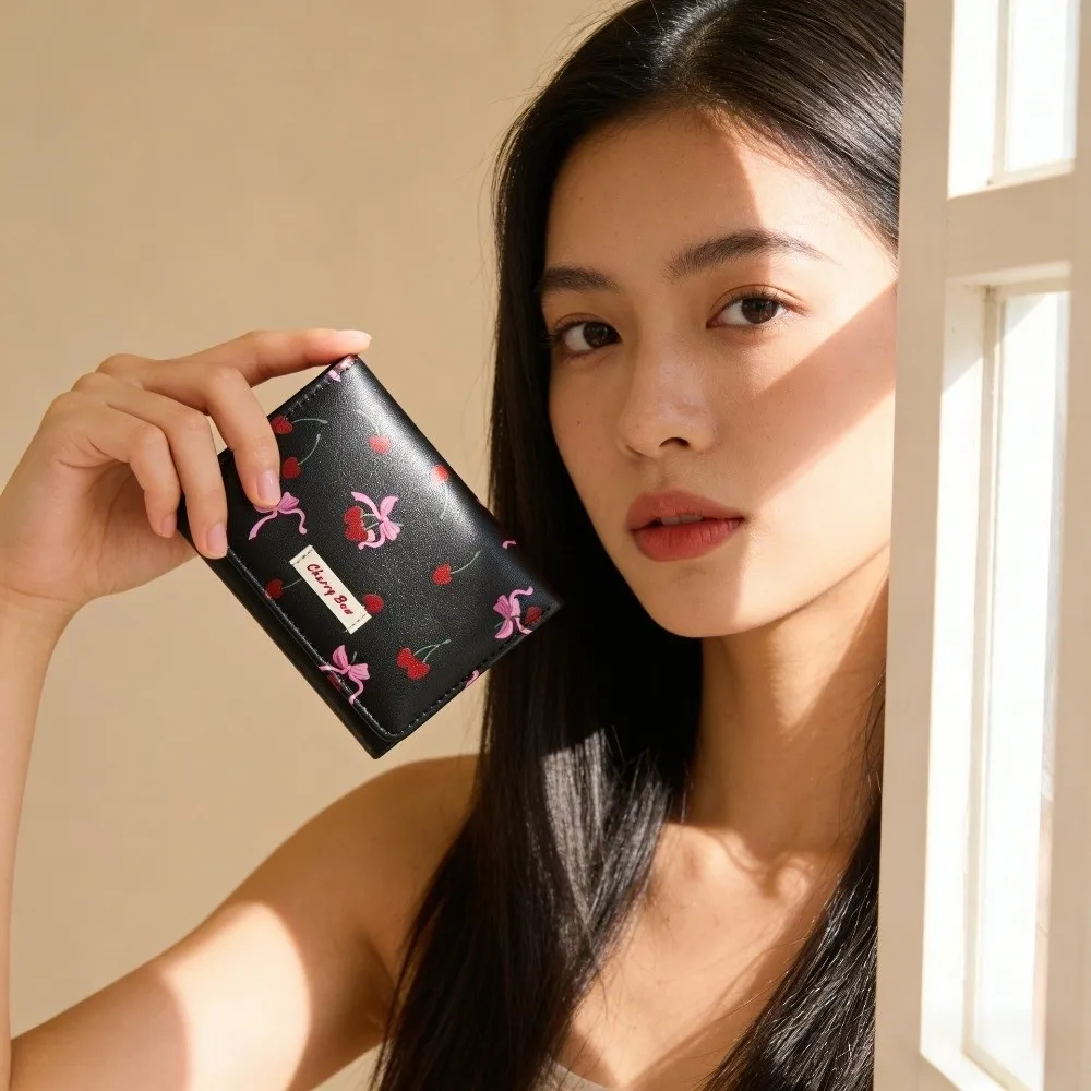 Cute Cherry Tri-Fol…