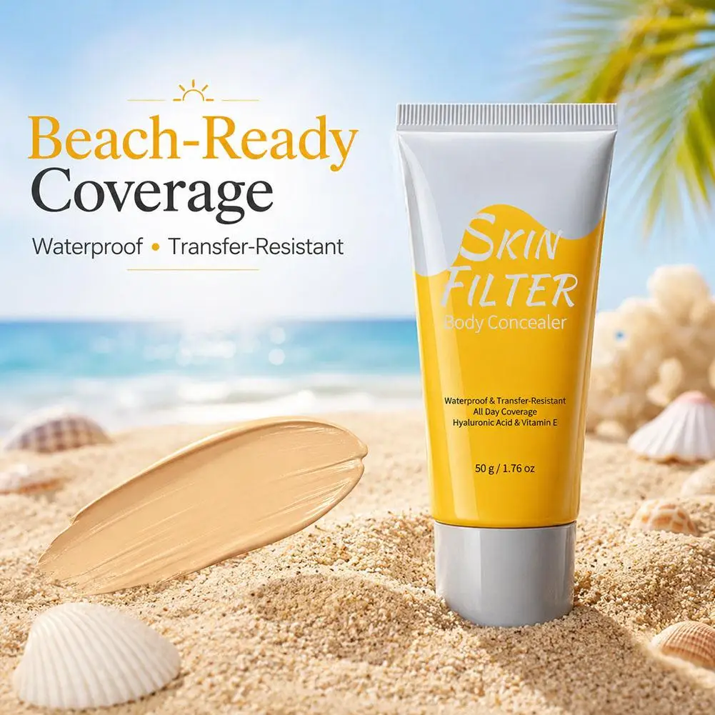 Perfect Body Concealer Cream With Brush Waterproof Foundation Easy Hide Blemishes Pore Blurring Cover Beauty Makeup Base New