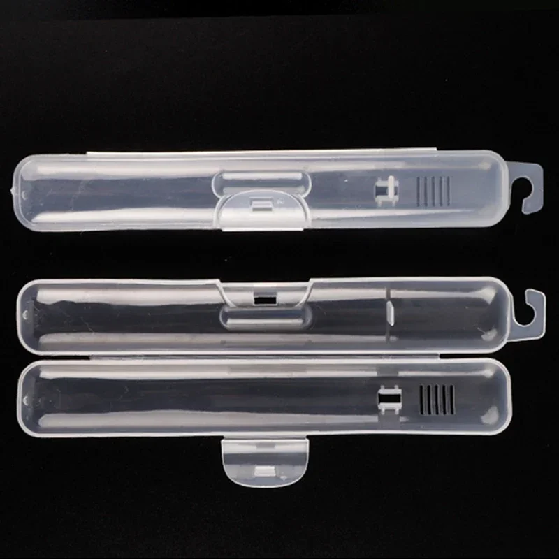 1Pc Travel Portable Toothbrush Holder Transparent Storage Box Case Practical Container Toothbrush Box Organizer Bathroom Tools