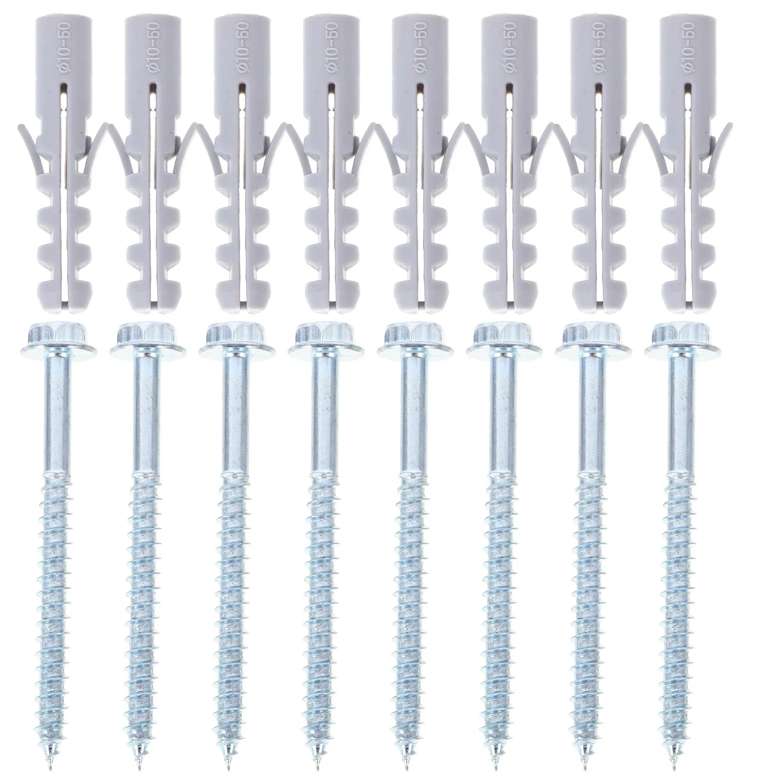 10Sets Anchor Wall Plug TV Mount Anchors Heavy Duty Mounting Brackets Exhaust Hoods Strong Stability Support