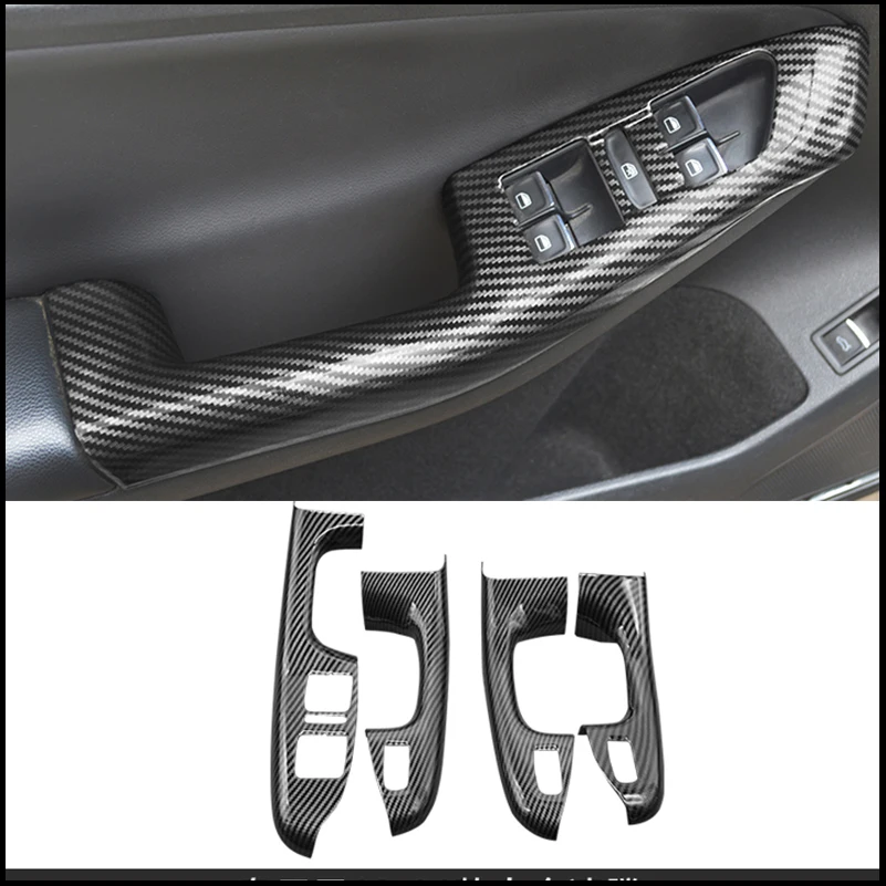 

Car Styling For Volkswagen VW Jetta MK6 2012-2014 Window Glass Lift Switch Button Panel Cover Trim Auto Parts Accessories