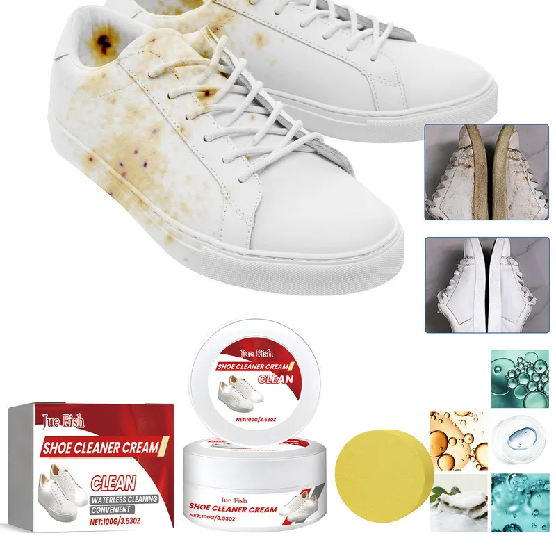 

Set No Wash Shoe Whitening Cream Yellow Edge Stain Removal For Instant Brightness Shoes Renewed In Seconds