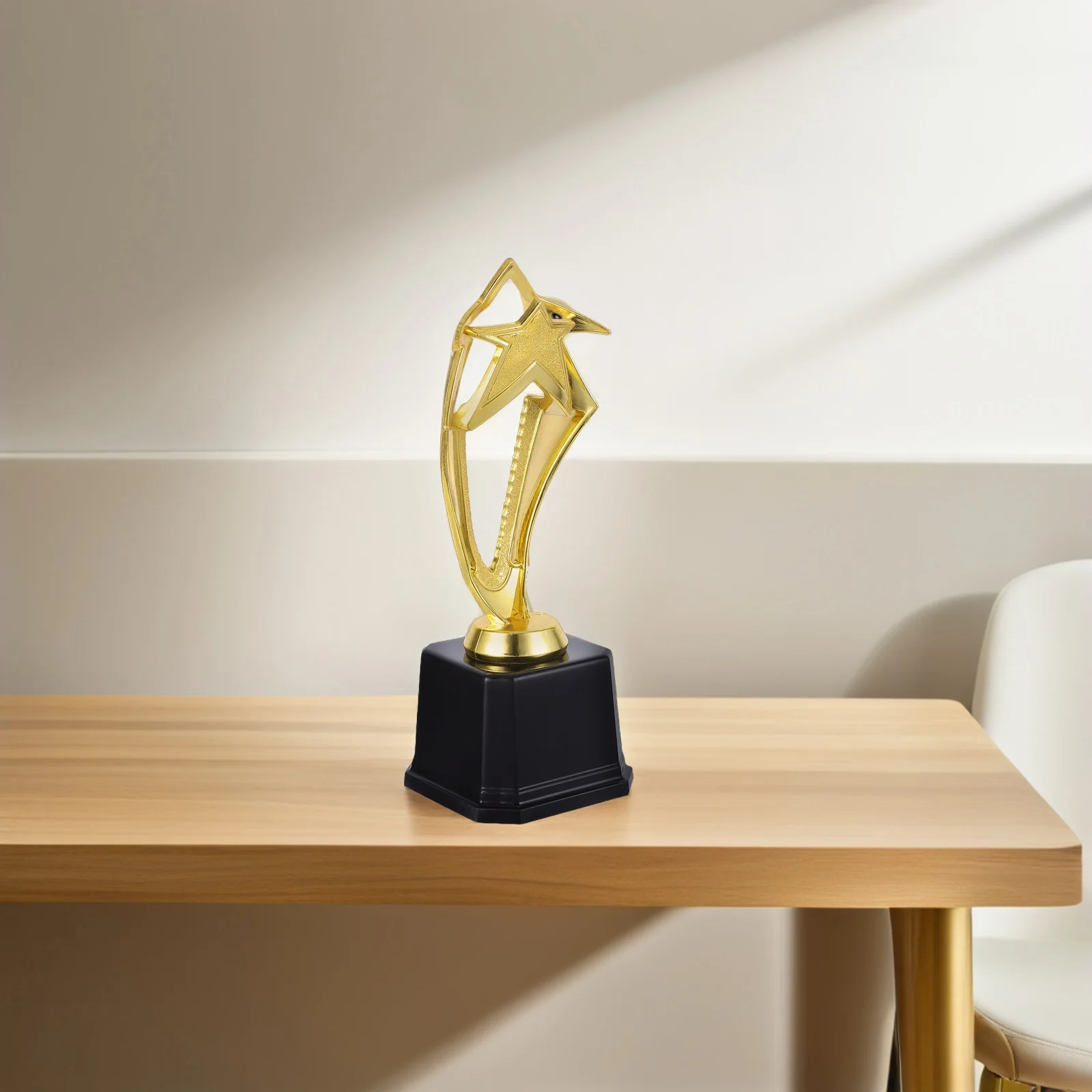 الذهبي 20.5 سنتيمتر ستار تصميم الكأس البلاستيك مكافأة جوائز لعبة الحفلات الفصول الدراسية لوازم جائزة حفل ديكور هدية