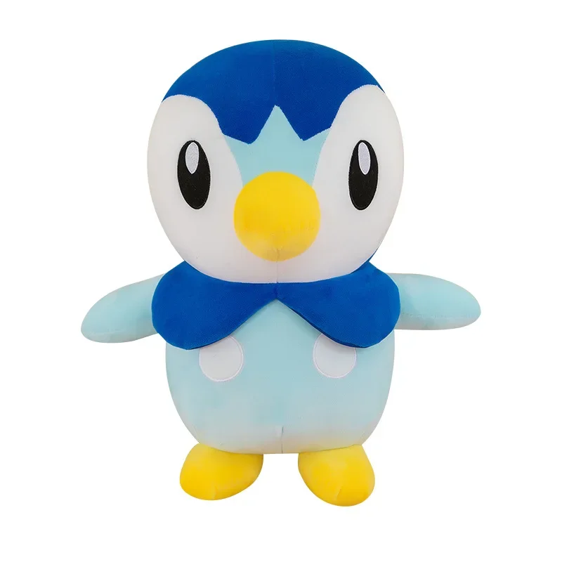 2024 Pokemon Piplup Plush Toys Cute Cartoon Stuffed Soft Toys Anime Penguin Plushie Big Doll Throw Pillow Kids Birthday Gift