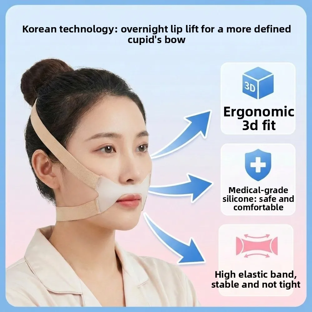 Verbessert die Nasolabialfalten, Lifting-V-Face-Bandage, V-Face-Maske, Lifting, Straffung der Wangen, Apfelmuskel, Anti-Erschlaffung, wiederverwendbares Schönheitswerkzeug – Detail 3