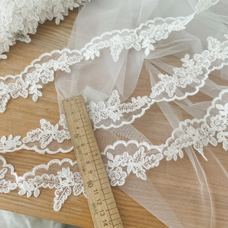 جديد أزياء بوتيك سليم سيارة العظام الرموش الدانتيل صائق النسيج اليدوية DIY الحجاب فستان الزفاف الملابس اكسسوارات الديكور