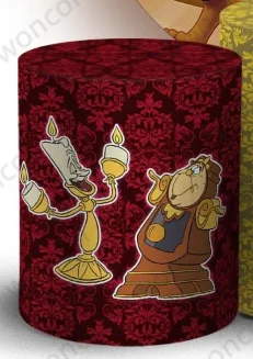 Beauty And The Beast Belle Round Cover Princess Belle Girls Birthday Backdrop Disney Beauty And The Beast Cylinder Cover Prop