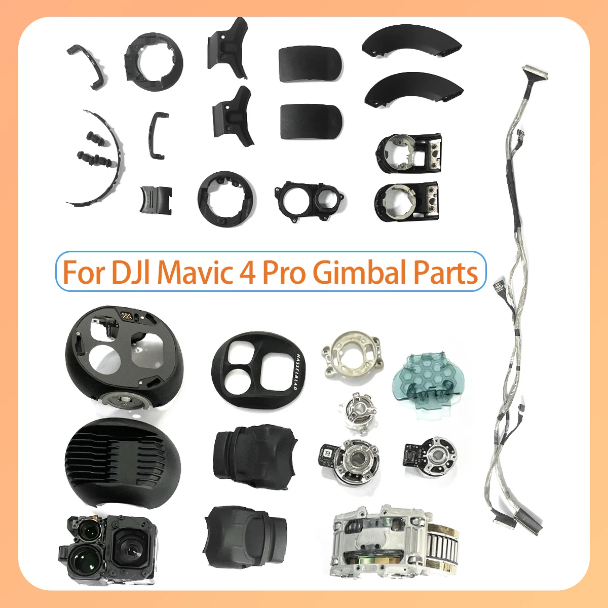

Original Mavic 4pro gimbal, axis arm, yaw motor, cable, frame, shock absorber plate,cover plate suitable for DJi mavic 4pro