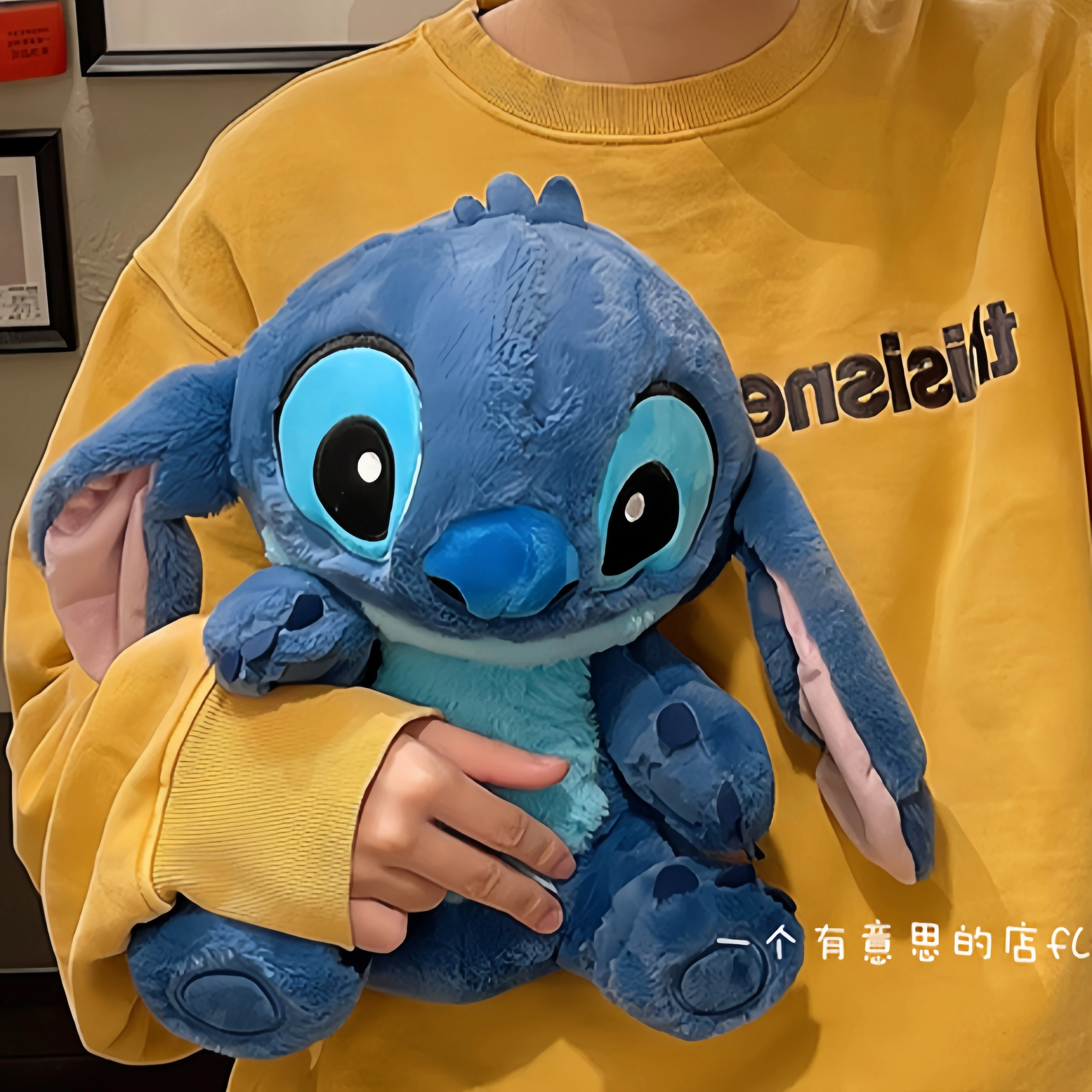 

Big Size Disney Lilo & Stitch Stuffed Stitch Plush Toy Original Peluche Stitch Xmas Cuddly Pillow Soft Angel Plushie Xmas Gift