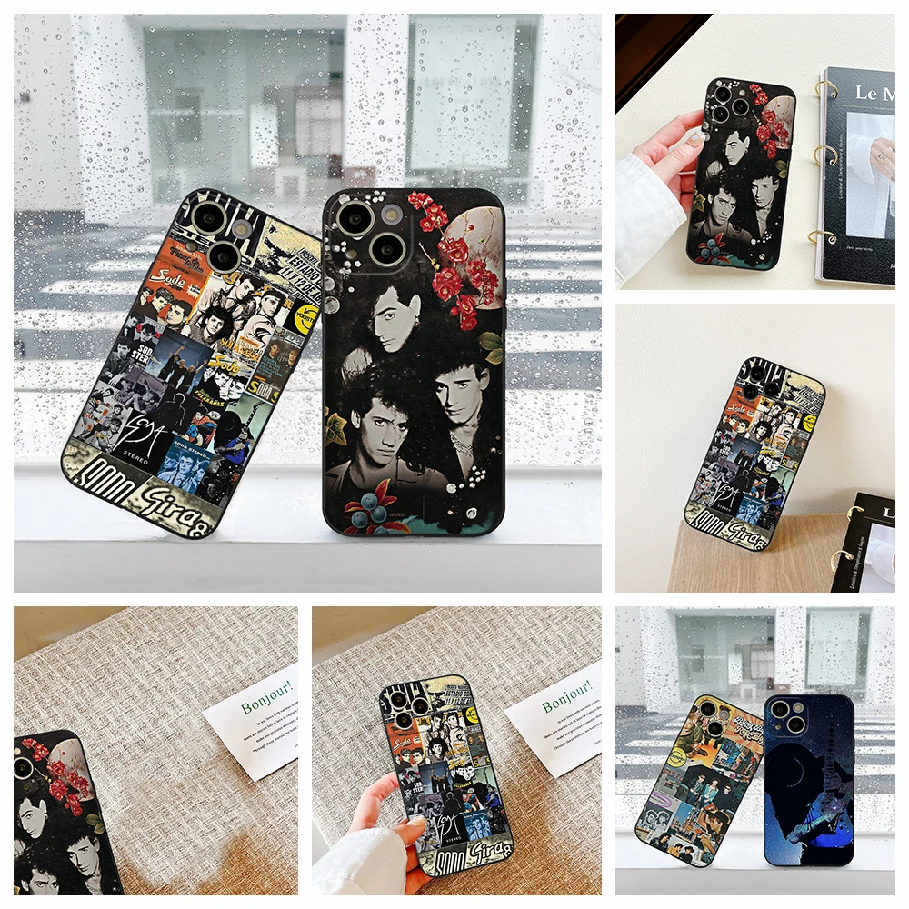 Чехол для IPhone14 Pro sodawstereo Band, чехол для телефона IPhone 11 12 13 14 Pro XR XS MAX 14 Plus SE 13 Pro, черные чехлы для Iphone