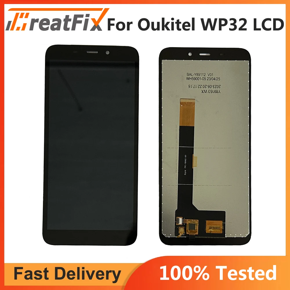 

5.93" Original For OUKITEL WP32 LCD Display New Oukitel WP20 Pro Touch Screen WP32Pro WP 32 Digitizer Assembly Replacement Parts