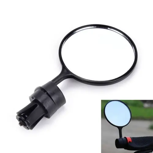 

Adjustable Bicycle Rearview Mirror 360 Degrees Rotation Easy Fast Install Fits Most Handlebars High Brightness Flat Mirror
