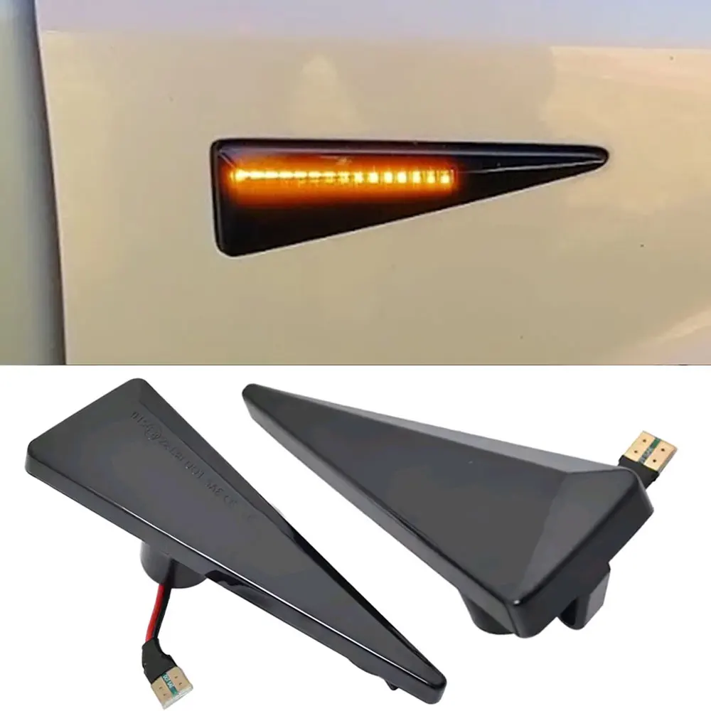 2pcs Car Body Side Signal Lamp Fender Dynamic Turn Light for Renault Megane MK2 CC Espace MK4 Scenic MK2 Wind Avantime Thalia 2