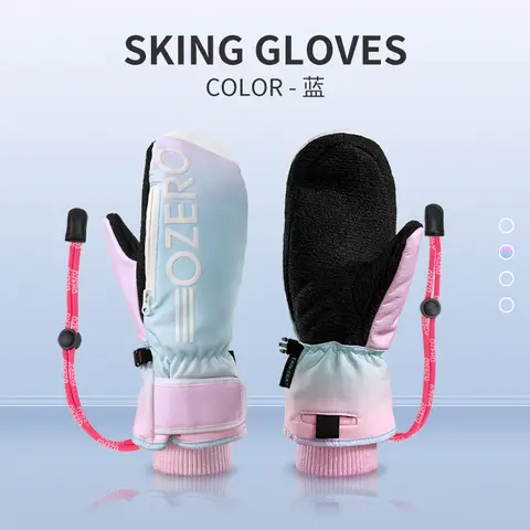 케블라 스키 장갑, 싱글 및 더블 보드 캐주웨이, 미끄럼 방지 착용 스포츠 장갑, 따뜻한 내장 플레이트 가드, 신제품