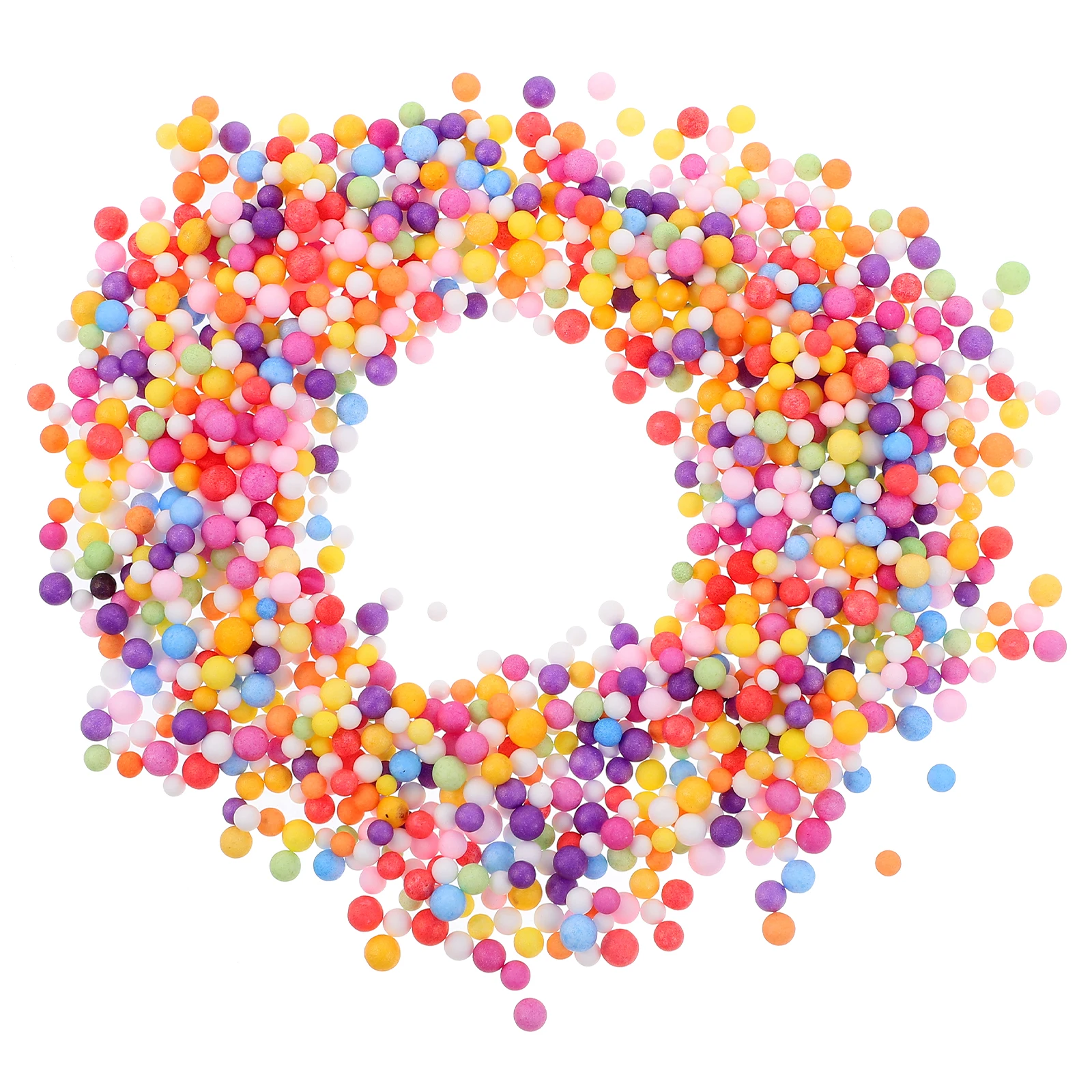 

Foam Balls for Crafts Clear Transparent Pigments Solid Color Liquid Non Toxic Resin Crystal 3D Lightweight Sturdy Bright Perfect