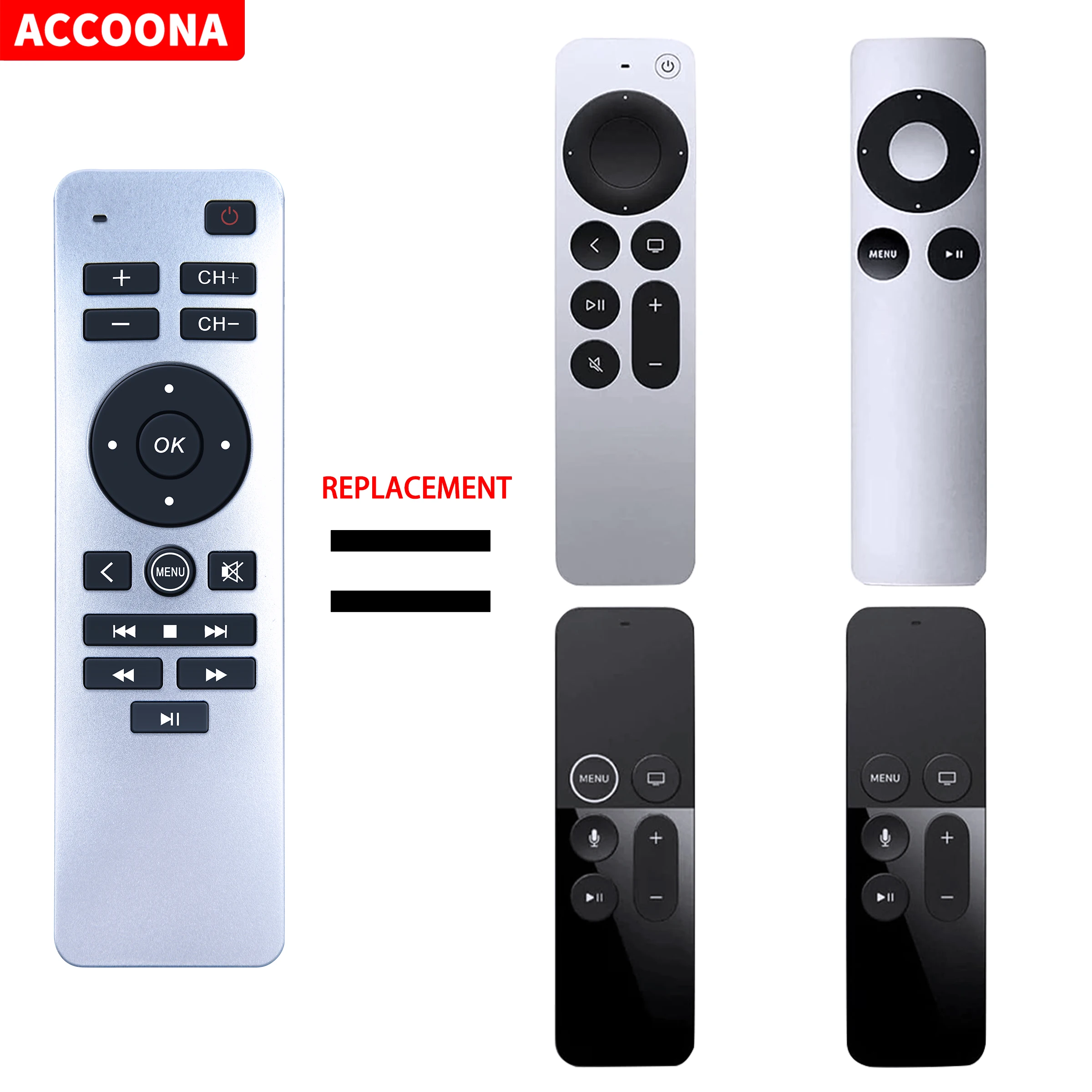 Pilot do apple TV 4K Gen 1 2 3 4 HD A2843 A2737 A2169 A1842 A1625 A1427