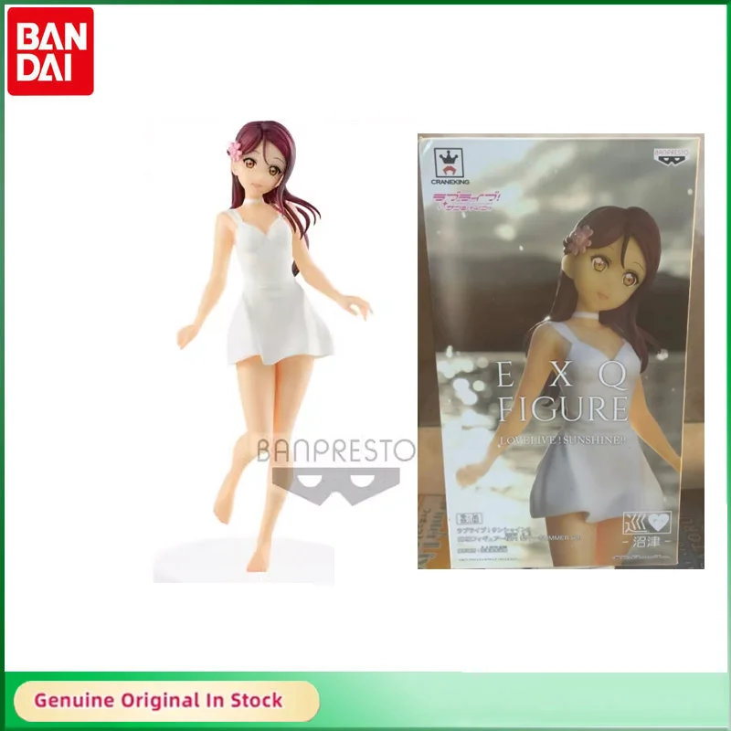 

Bandai Original EXQ LoveLive!Sunshine!! Sakurauchi Riko Action Figure Desktop Ornaments Cartoon Figures Model Kids Gift