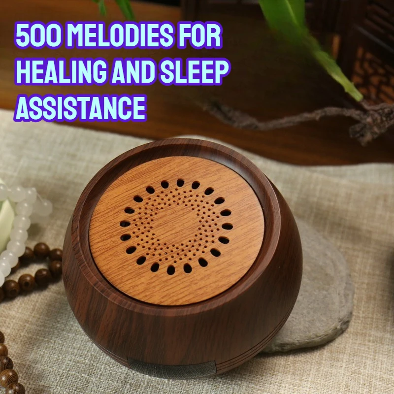 Meditation Healing Bluetooth Speaker Card Slot Classical Music Stress Relief High Definition Sound Quality Small  Audio Player