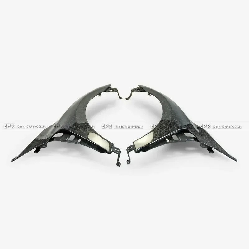 (Local in USA) For Honda Civic FK8 Typ-R OEM Front Fender Mudguards Forged Carbon Look Trim BodyKits 2pcs Left and Right