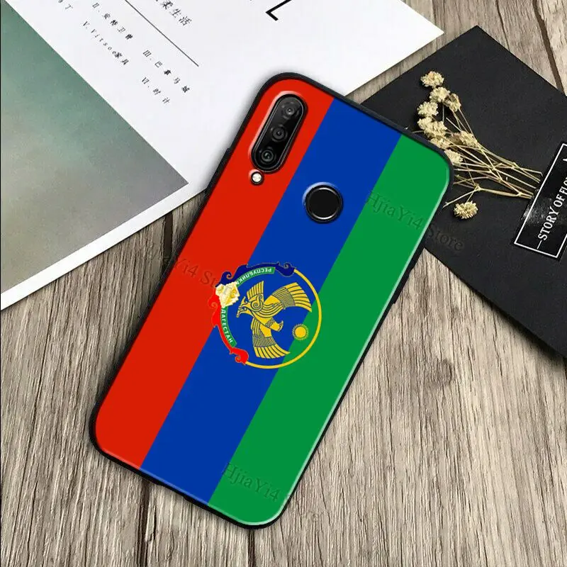 Dagestan Flag Coat Of Arms Case For Huawei P30 Lite P40 P20 Pro P Smart Z 2019 Mate 20 Lite Nova 5T Honor 50 10i 8X 9X