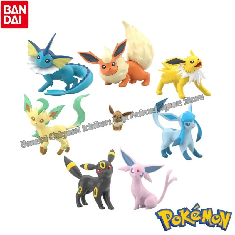 

In Stock Bandai Model Doll Brand New Boxed Pokemon Sw Eevee Anime Characters Original Garage Kit Collectible Action Figure