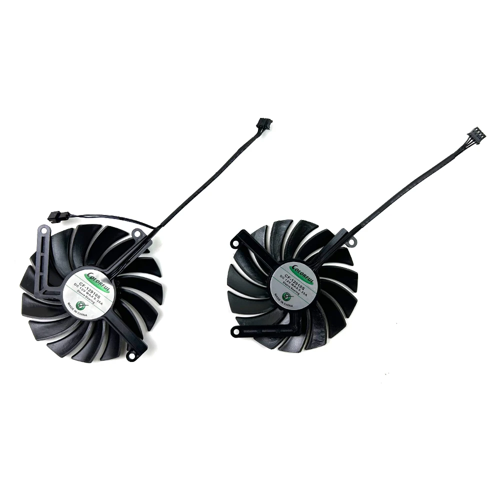 Kipas Pendingin Baru 85Mm 4pin CF-12910S RTX3050 3060 Kipas GPU untuk Inno3D GEFORCE RTX 3050 3060Ti 3070 TWIN X2 OC Kipas Kartu Grafis