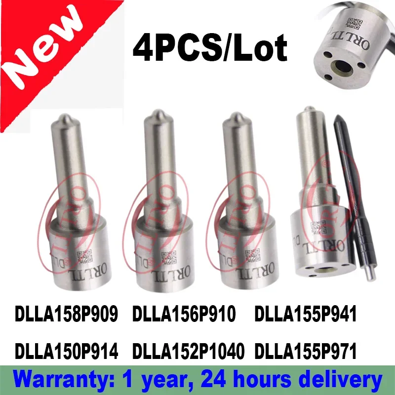 4PCS DLLA156P910 DLLA155P941 DLLA150P914 DLLA152P1040 DLLA155P971 DLLA158P909 for HINO Toyota Isuzu Oil Injector Nozzle