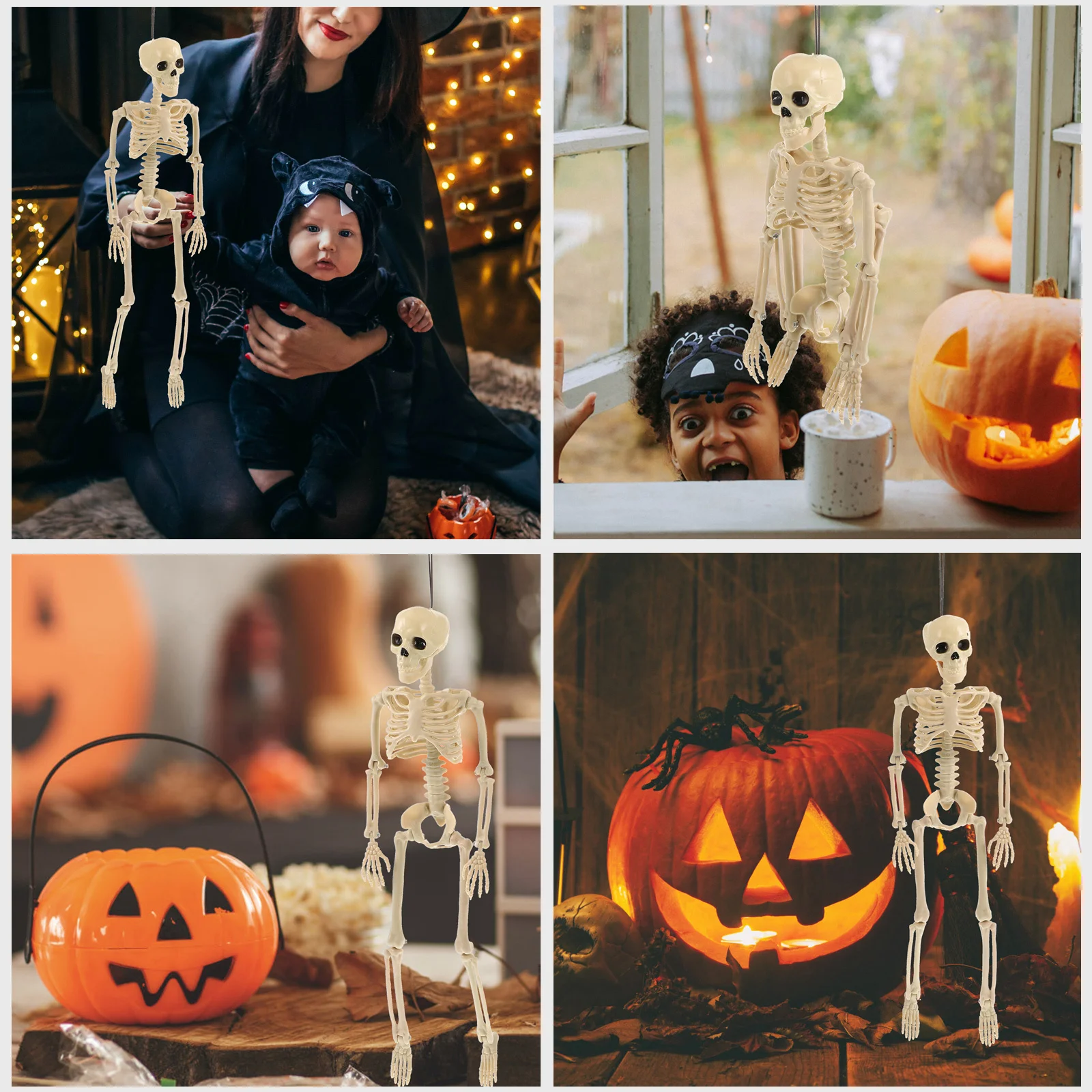 

1pc Simulated Decoration White Halloween Decor Creative Prop Durable Reusable Party School Scene Layout Prank