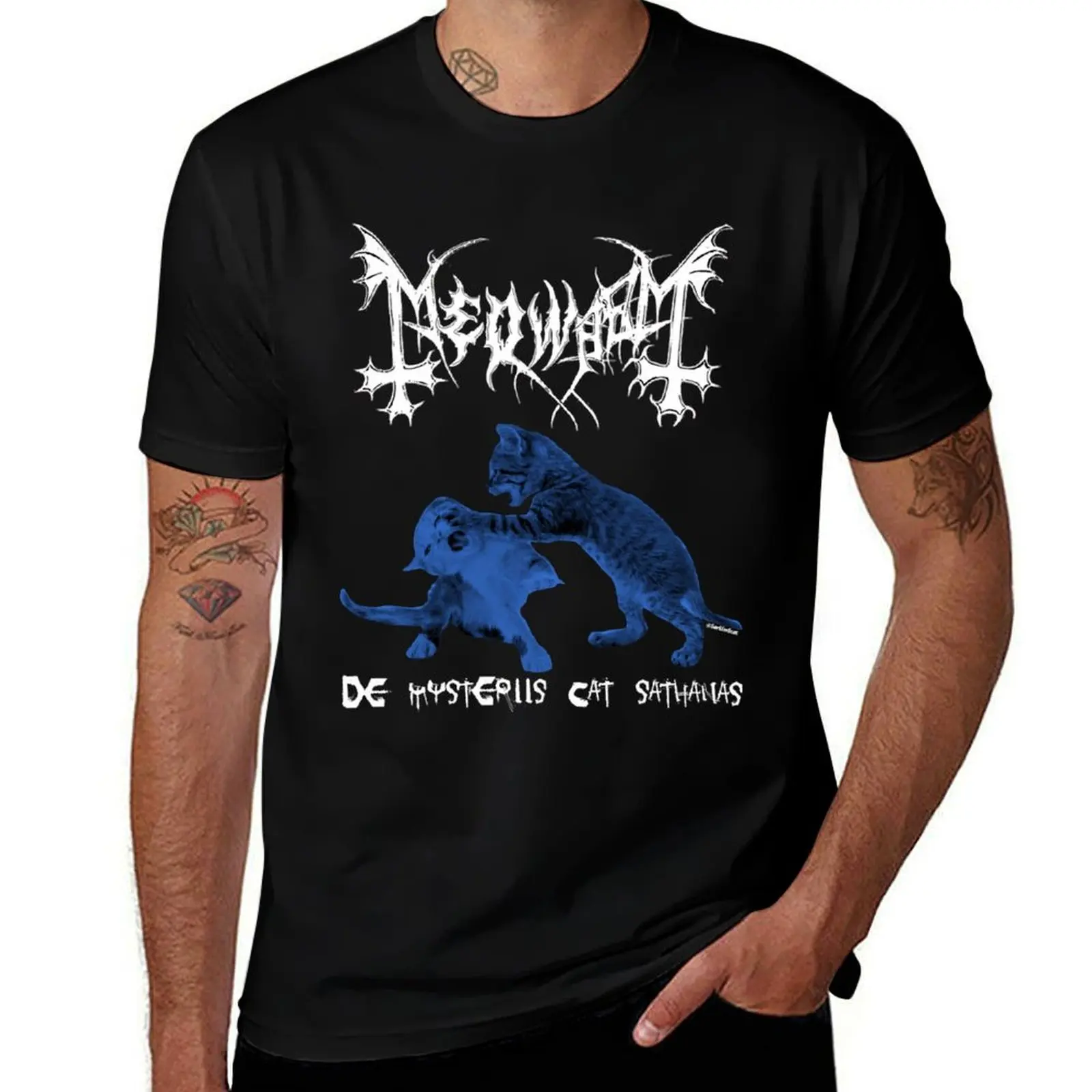 

Active Famous In Music World Meowhem Retro Vintage T-Shirt man t shirt cute tops oversizeds fruit of the loom mens t shirts