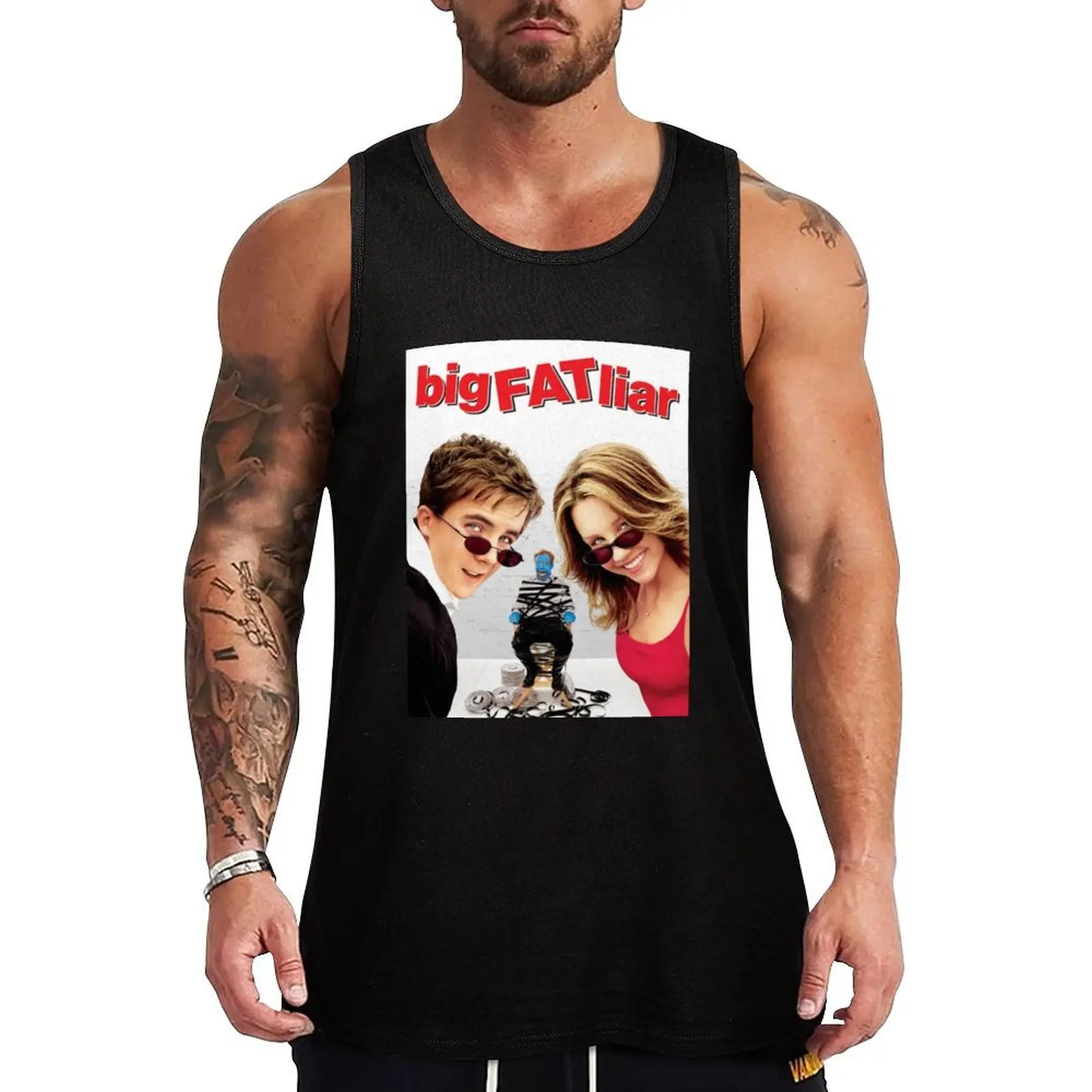 

Big Fat Liar Tank Top T-shirt male cute tops men clothes Muscle fit