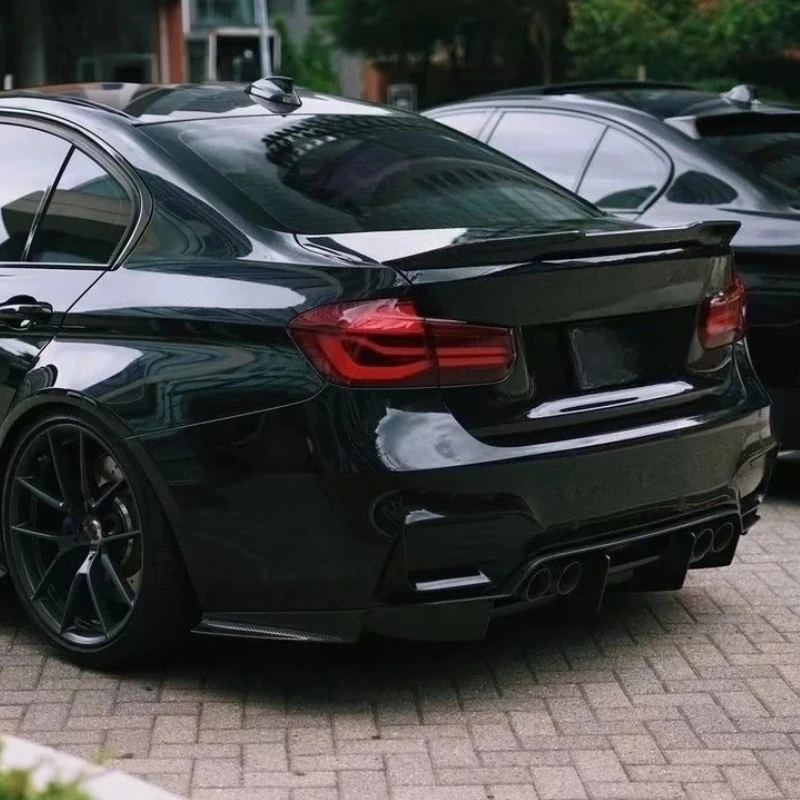 For BMW F80 M3 F82 F83 M4 PSM Style Dry Carbon Fiber 2014-2018 Rear Diffuser Bumper Splitters Spoiler Guard Protector Skid Plate