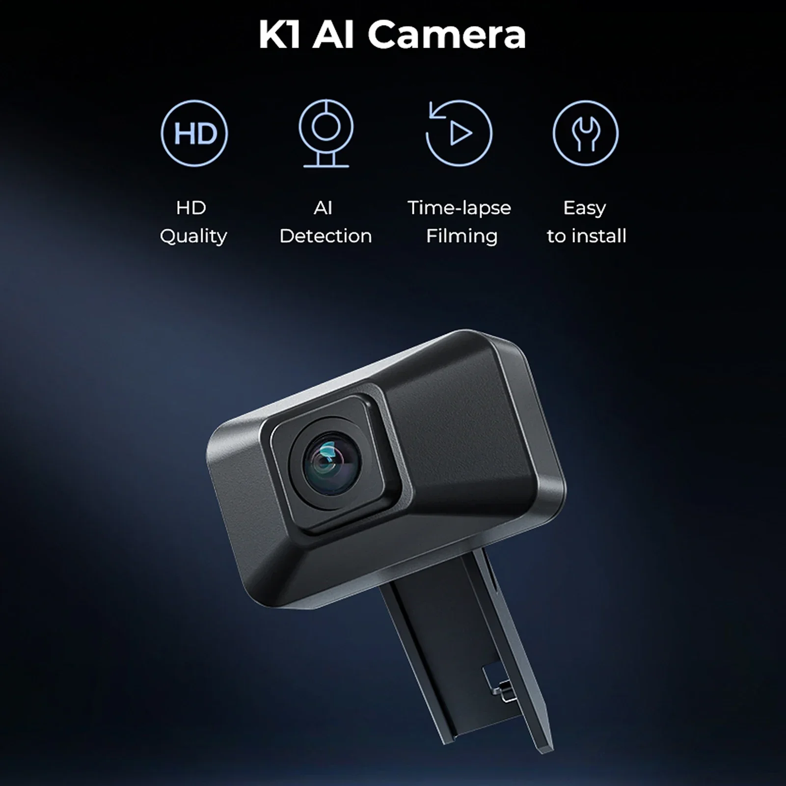 AI Camera Control Intelligent Assistant Support Real Time Viewing HD Quality Time-lapse Filming for K1/ K1 Max